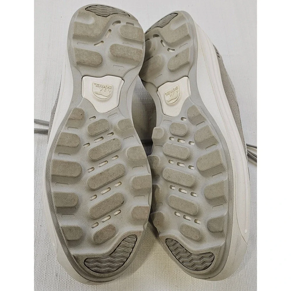 Sorel Kinetic Impact II Lace Sneakers Womens 9.5 Grey Mesh‎ Suede NL4964-009
